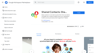 Shared Contacts for Gmail